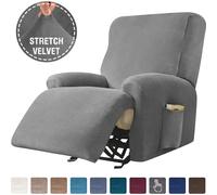 Copridivano reclinabile antiscivolo a sedile singolo Copridivano reclinabile elasticizzato in velluto Mobili Sedia reclinabile antigraffio per gatti P