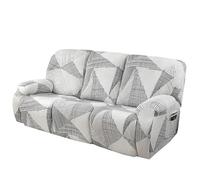 Copridivano Relax Reclinabile Elasticizzato 1/2 /3 Posti, Copripoltrona Relax Reclinabile Universale con Tasche, 4/6/8-Pezzi Fodera per Poltrona Lavabile, Coperture per Elettrica Divano ( Color : #14