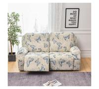 Copridivano Relax Reclinabile Elasticizzato 2 Posti, Copripoltrona Relax Reclinabile Universale con Tasche, 6-Pezzi Fodera per Poltrona Lavabile, Coperture per Elettrica Divano da Massaggio(Medium)