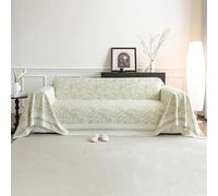 Copridivano rinfrescante in seta, 200 x 340 cm, multifunzionale, per tutte le stagioni, protezione per mobili, antigraffio, morbida coperta per divano elegante decorazione per la casa.