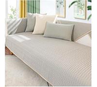 Copridivano rinfrescante per divano componibile da 1 a 4 posti, traspirante, design 3D anti-calore, per l'estate, grigio chiaro, 110 x 180 cm, protezione elegante
