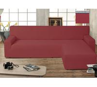 Copridivano Salvadivano Genius Con Penisola Chaise Longue Modello Swing Bordeaux