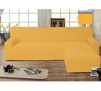 Copridivano Salvadivano Genius Con Penisola Chaise Longue Modello Swing Senape