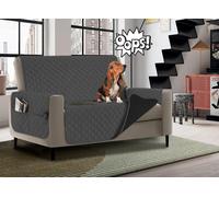 Copridivano Salvadivano impermeabile antimacchia bicolor con tasche