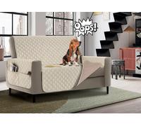 Copridivano Salvadivano impermeabile antimacchia bicolor con tasche