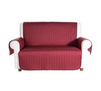 Copridivano trapuntato Caleffi Bicolor in cotone 3 posti bordeaux