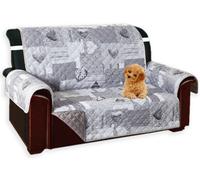 Copridivano Trapuntato Double Face Reversibile Fantasia Cuori Shabby 3 colori