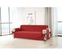 COPRIDIVANO TRAPUNTATO E ANTIMACCHIA CON TASCHE LATERALI A 1 - 2 - 3 POSTI