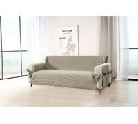 COPRIDIVANO TRAPUNTATO E ANTIMACCHIA CON TASCHE LATERALI A 1 - 2 - 3 POSTI