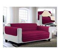 Copridivano Trapuntato in Microfibra Doubleface Bordeaux/Panna 1 Posto