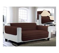 Copridivano Trapuntato in Microfibra Doubleface Marrone/Panna 1 Posto