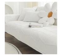 Copridivano Trapuntato, Protezione Antiscivolo For Mobili, Fodera Reversibile In Misto Cotone For Animali Domestici, Soggiorno, Camera Da Letto, Divano Componibile(White,110cm*160cm)