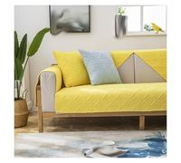 Copridivano Trapuntato, Protezione Antiscivolo For Mobili, Fodera Reversibile In Misto Cotone For Animali Domestici, Soggiorno, Camera Da Letto, Divano Componibile(Yellow,110cm*110cm)