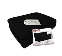 COPRIDIVANO Universale elasticizzato ROMA antimacchia NERO