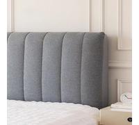 Copridivano universale morbido cotone grigio scuro si adatta alle dimensioni singole/doppie/queen elegante 180 x 60 cm protezione per letto durevole e facile da pulire