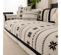 Copridivano Vintage Boho for 1 2 3 Posti, Coprisedile for Divano | Fodere For Divani Antiscivolo, Fodere For Cuscini For Divani Angolari A Forma Di L(White,110x160cm)