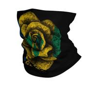 Coprifaccia Roses Saint Vincent And The Grenadines Flag Unisex Copricapo Elasticizzato Sciarpa per Sport Uso Quotidiano attività All'Aperto 2 Pezzi