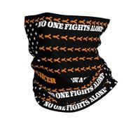 Coprifaccia Skin Cancer Awareness No One Fights Alone Rinfrescante Face Snoods Resistente alla Polvere Paracollo per Carnevale Ciclismo Outdoor 2 Pezzi