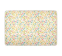 Coprifasciatoio a pois colorati extra large riutilizzabile, morbido e assorbente, traspirante, per neonati e ragazze, 132,1 x 86,4 cm (lunghezza x larghezza)