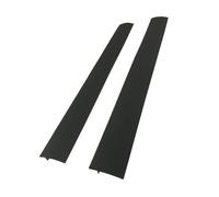 Coprifessura in Silicone Nero 2 Pezzi Taglio Dedicato per Cucina | Elemento Flessibile, Trattiene Briciole e Sporco, per Mobile e Piano Domestico, Colore Nero
