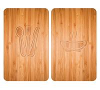 Coprifornelli in vetro Universal Lunch 2er Set Kochplattenabdeckung und