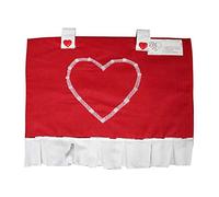 Copriforno Copri Forno Cuore Ricamato Soft Rosso Natalizio Natale 40x45 cm