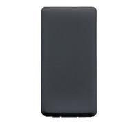 Copriforo 1 modulo Gewiss 14,4x2,5x2,6 cm nero Nero