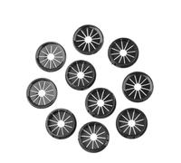 Copriforo Cavo Plastica 16-38mm Set10 Per Scrivania | Copriforo, Montaggio Semplice, Dimensioni Multiple, Aspetto Pulito(RSB-35)
