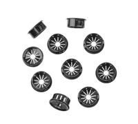 Copriforo Cavo Plastica 16-38mm Set10 Per Scrivania | Copriforo, Montaggio Semplice, Dimensioni Multiple, Aspetto Pulito(RSB-25)