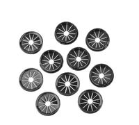 Copriforo Cavo Plastica 16-38mm Set10 Per Scrivania | Copriforo, Montaggio Semplice, Dimensioni Multiple, Aspetto Pulito(RSB-38)