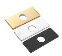 Copriforo for rubinetto da cucina Diamond da 6"3 a 1, piastra di copertura for lavandino del bagno(Brush nickel 3)