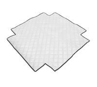Coprifreezer Isolante Oxford e Alluminio per Casa Argento | Stabile Termica, Uso Versatile, Facile da Pulire, Adatto a Congelatori e Vetrine, Colore Argento