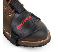 Coprifuoco per scarpe da moto da corsa fuoristrada, protezione anti-usura in gomma shifter, fissaggio facile localizzazione, cinghia regolabile, design durevole, ideale per la protezione del