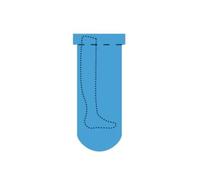 Coprigambe 35 cm x 120 cm con cerotto chirurgico 10 cm x 50 cm, sterile