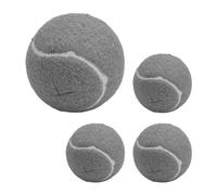 Coprigambe antiscivolo in gomma per mobili, 4 pezzi, palline da tennis pretagliate per proteggere i pavimenti dai danni e ridurre il rumore (grigio)