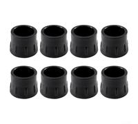 Coprigambe antiscivolo in TPR per pali della tenda, con un set di 24 pezzi in gomma (24 pezzi da 28 mm)