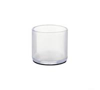 Coprigambe antiscivolo per sedie, colore bianco trasparente, copertura per tavoli e mobili, materiale PVC (22 mm)