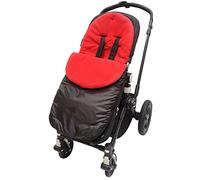 Coprigambe/Cosy Toes compatibile con Bugaboo Bee Cameleon Donkey Buffalo rosso