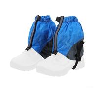 Coprigambe da trekking con nylon impermeabile ed elementi riflettenti, ghette progettate per proteggere da sporco e umidità all'aperto (blu)