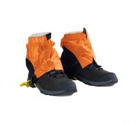Coprigambe Escursionismo in Nylon Siliconato 20cm Impermeabili | Nylon siliconato 20D, impermeabile, anti-sabbia, neve, fango, ideale per sentieri fangosi(Orange 20cm)