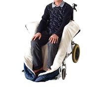 Coprigambe For Sedia A Rotelle Foderato In Pile Impermeabile E Antivento Con Pannello Rimovibile Con Cerniera For Calore E Comfort Asciutto