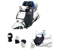 COPRIGAMBE IMPERMEABILE COPERTA TERMICA COMPATIBILE CON PIAGGIO ZIP 50 2T COVER PER SCOOTER E MAXISCOOTER COPERTURA PER GAMBE PETTO ANTIPIOGGIA UNIVERSALE CON PELLICCIA SINTETICA