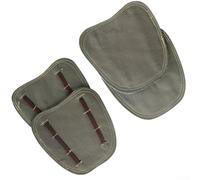 Coprigambe in pelle bovina progettato per saldatori per proteggere i piedi da scintille e scorie, con cuciture ignifughe e vestibilità ergonomica adatta per lacci delle scarpe (grigio-marrone)