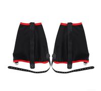 Coprigambe Leggeri 80g per Caccia e Sci Coprigambe Leggeri 80g | Tessuto nylon idrorepellente, blocca sabbia e fango, altezza 23cm, ideale per deserti e spiagge(Black 1 pair)