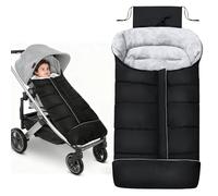 Coprigambe Passeggino, Coprigambe Passeggino Universale Con Cerniera E Cappuccio, Sacco Passeggino Invernale Con Banda Riflettente, Sacco Termico Passeggino Universale Per Passeggino/Buggy