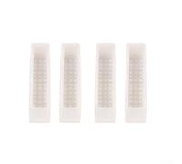 Coprigambe per mobili, confezione da 4 pezzi, in silicone denso per una stabilità antiscivolo, protezione del pavimento e un'efficace soppressione del rumore dei movimenti (bianco)