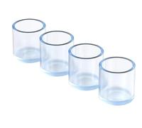 Coprigambe per mobili e sedie, confezione da 8 protezioni per gambe in silicone trasparente per diverse forme, 12-60 mm (38 mm)