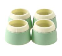 Coprigambe per mobili e sedie, in silicone, confezione da 4 pezzi, multicolore, varie forme (verde, rotondi)
