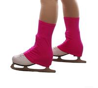 Coprigambe per pattini da ghiaccio e a rotelle, in misto poliestere e spandex liscio e ad alta elasticità, colore: magenta