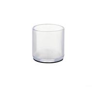 Coprigambe per sedie, rotondi, in PVC, per proteggere i pavimenti dai graffi e dal silenzio (19 mm)